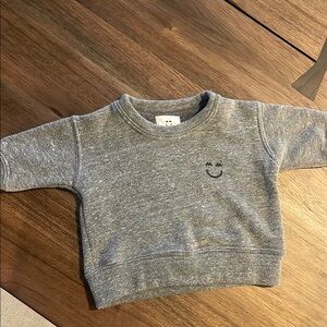 Miles and Milan dark grey heathered sweatshirt